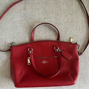 Red Coach Purse